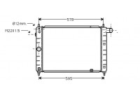 Radiator, engine cooling 37002122 International Radiators