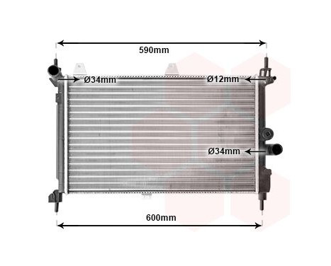 Radiator, engine cooling 37002127 International Radiators, Image 2