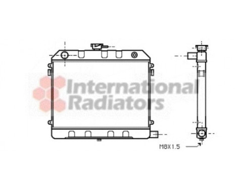 Radiator, engine cooling 37002130 International Radiators, Image 2