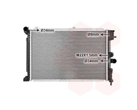 Radiator, engine cooling 37002168 International Radiators, Image 2