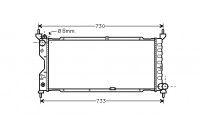 Radiator, engine cooling 37002185 International Radiators