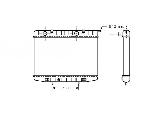 Radiator, engine cooling 37002214 International Radiators
