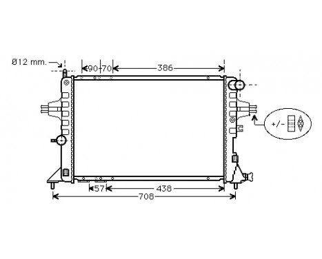 Radiator, engine cooling 37002252 International Radiators