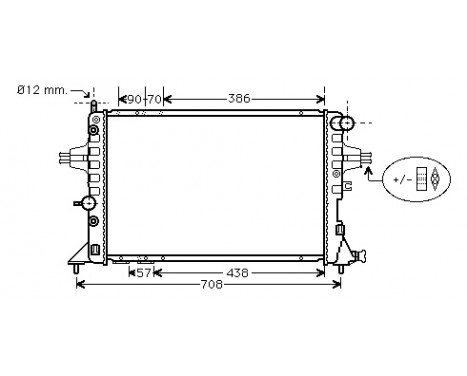 Radiator, engine cooling 37002253 International Radiators