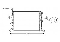 Radiator, engine cooling 37002256 International Radiators
