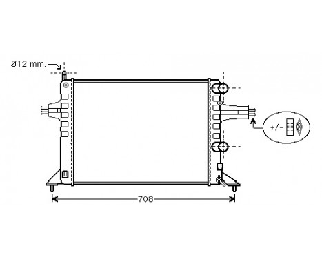 Radiator, engine cooling 37002257 International Radiators