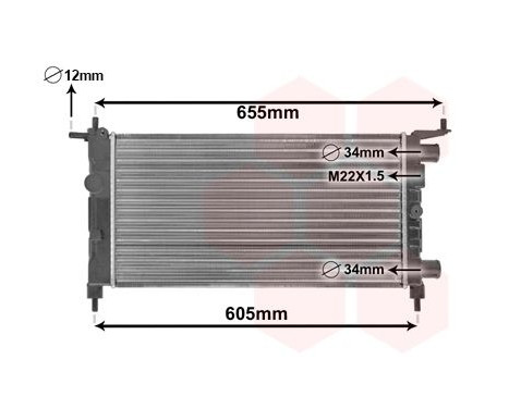 Radiator, engine cooling 37002261 International Radiators