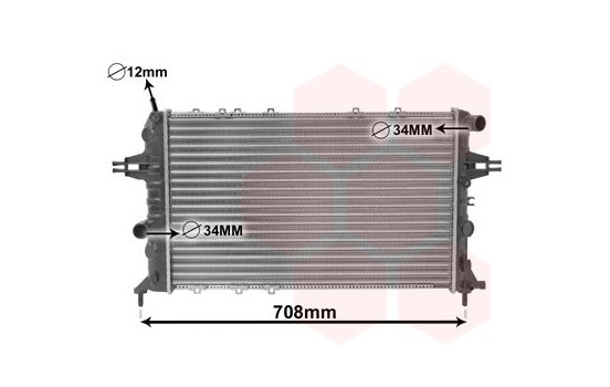 Radiator, engine cooling 37002293 International Radiators, Image 2