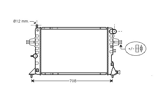 Radiator, engine cooling 37002293 International Radiators