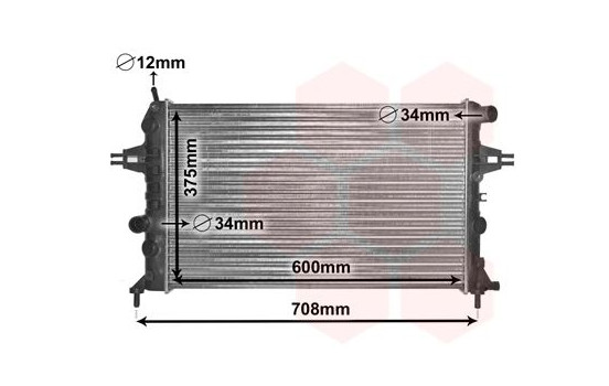 Radiator, engine cooling 37002296 International Radiators