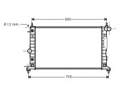 Radiator, engine cooling 37002324 International Radiators