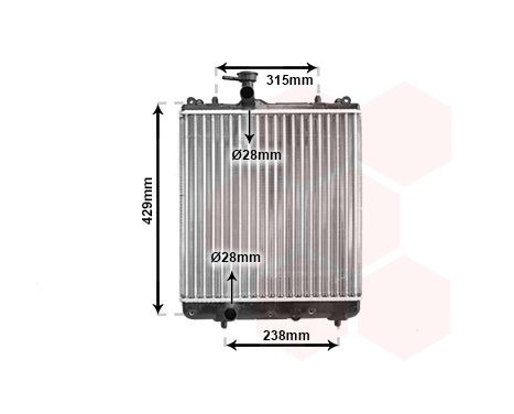 Radiator, engine cooling 37002330 International Radiators, Image 2