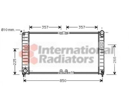 Radiator, engine cooling 37002332 International Radiators, Image 2