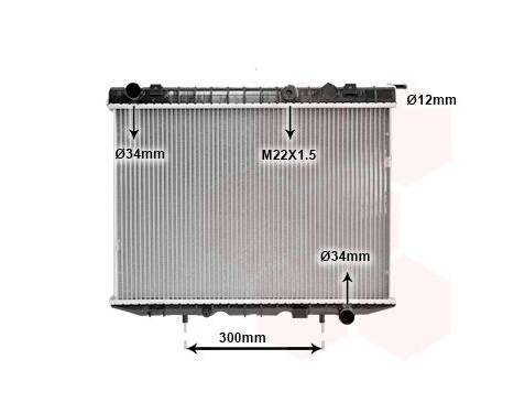 Radiator, engine cooling 37002337 International Radiators