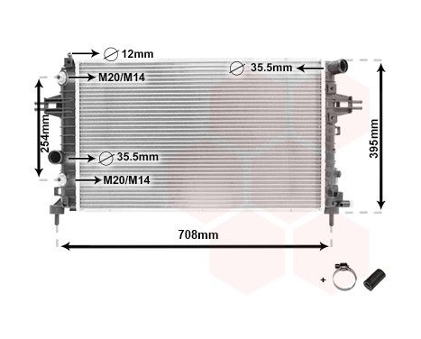 Radiator, engine cooling 37002362 International Radiators Plus, Image 2