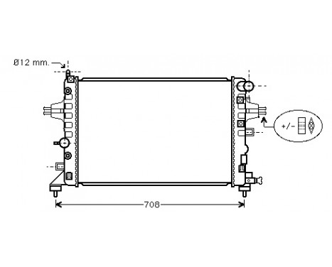 Radiator, engine cooling 37002362 International Radiators Plus