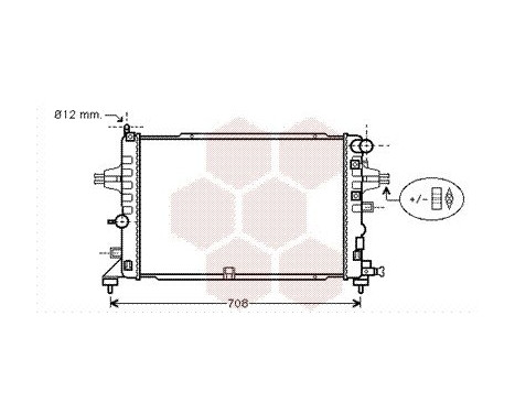 Radiator, engine cooling 37002381 International Radiators, Image 2