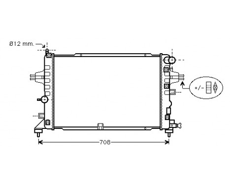 Radiator, engine cooling 37002381 International Radiators