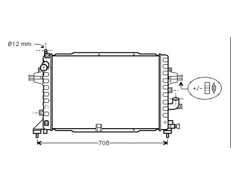 Radiator, engine cooling 37002383 International Radiators