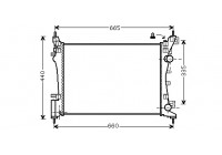 Radiator, engine cooling 37002408 International Radiators