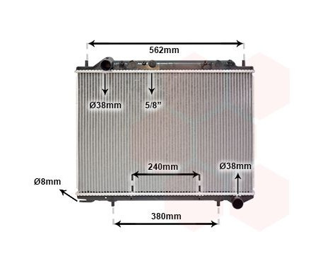 Radiator, engine cooling 37002441 International Radiators, Image 2
