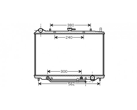 Radiator, engine cooling 37002455 International Radiators