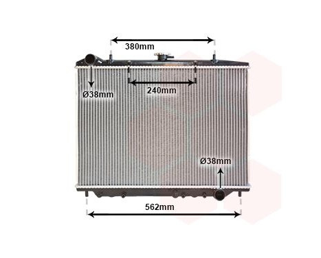 Radiator, engine cooling 37002456 International Radiators, Image 2