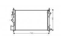 Radiator, engine cooling 37002469 International Radiators