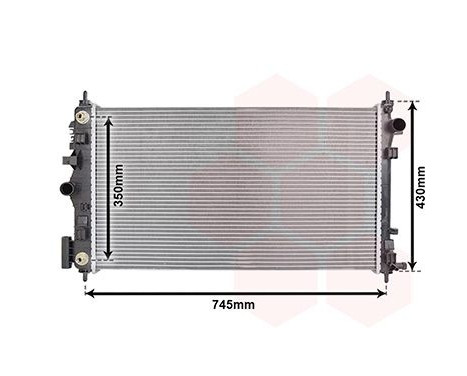 Radiator, engine cooling 37002472 International Radiators, Image 2