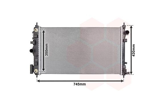 Radiator, engine cooling 37002472 International Radiators, Image 2