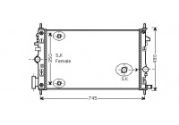 Radiator, engine cooling 37002473 International Radiators