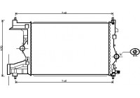 Radiator, engine cooling 37002487 International Radiators Plus