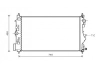Radiator, engine cooling 37002599 International Radiators