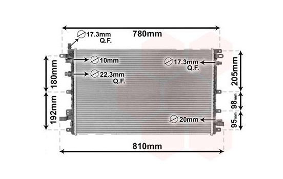 Radiator, engine cooling 37002653 International Radiators