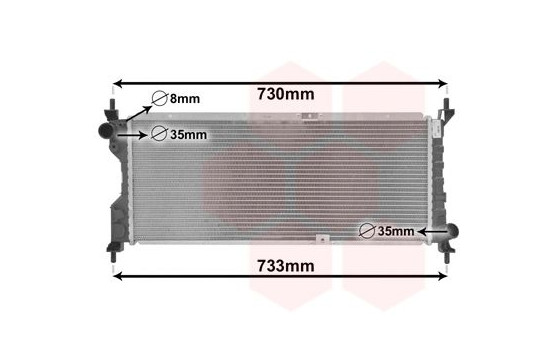 Radiator, engine cooling 37012185 International Radiators