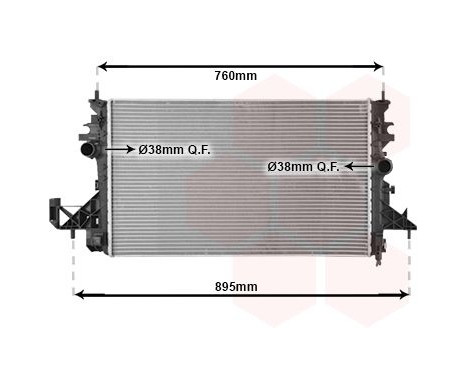 Radiator, engine cooling 37012703 International Radiators