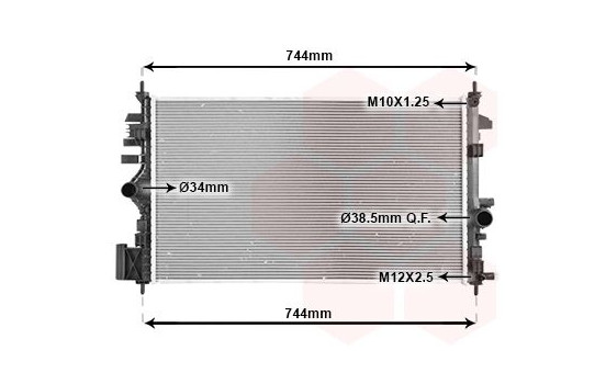 Radiator, engine cooling 37012709 International Radiators