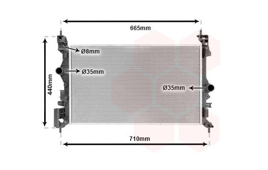 Radiator, engine cooling 37012715 International Radiators