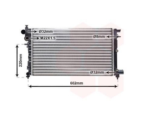 Radiator, engine cooling 40002004 International Radiators, Image 2