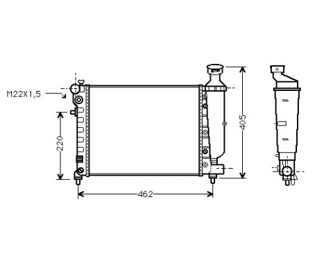 Radiator, engine cooling 40002012 International Radiators Plus