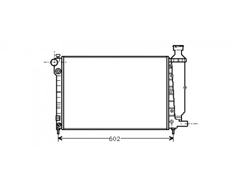 Radiator, engine cooling 40002014 International Radiators
