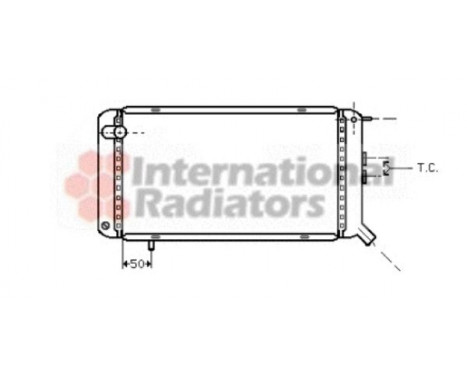 Radiator, engine cooling 40002029 International Radiators, Image 2
