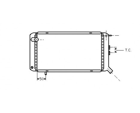 Radiator, engine cooling 40002029 International Radiators