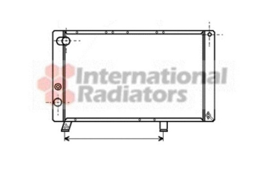 Radiator, engine cooling 40002043 International Radiators, Image 2