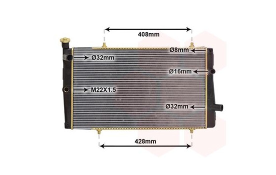 Radiator, engine cooling 40002079 International Radiators Plus, Image 2