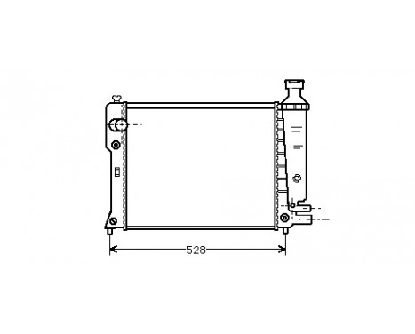 Radiator, engine cooling 40002092 International Radiators