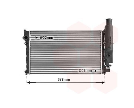 Radiator, engine cooling 40002097 International Radiators, Image 2