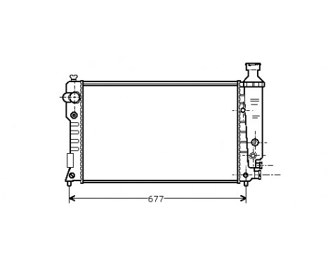 Radiator, engine cooling 40002126 International Radiators