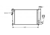 Radiator, engine cooling 40002148 International Radiators Plus