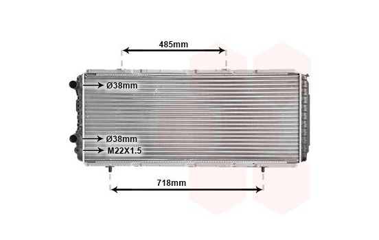 Radiator, engine cooling 40002151 International Radiators, Image 2